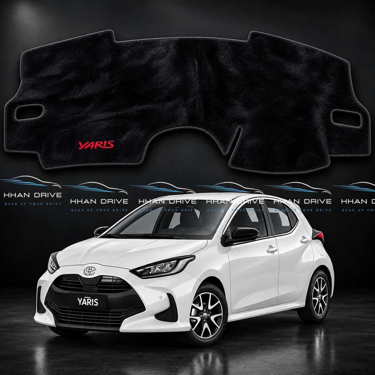 Toyota Yaris Hatchback Velvet Dashboard Mat