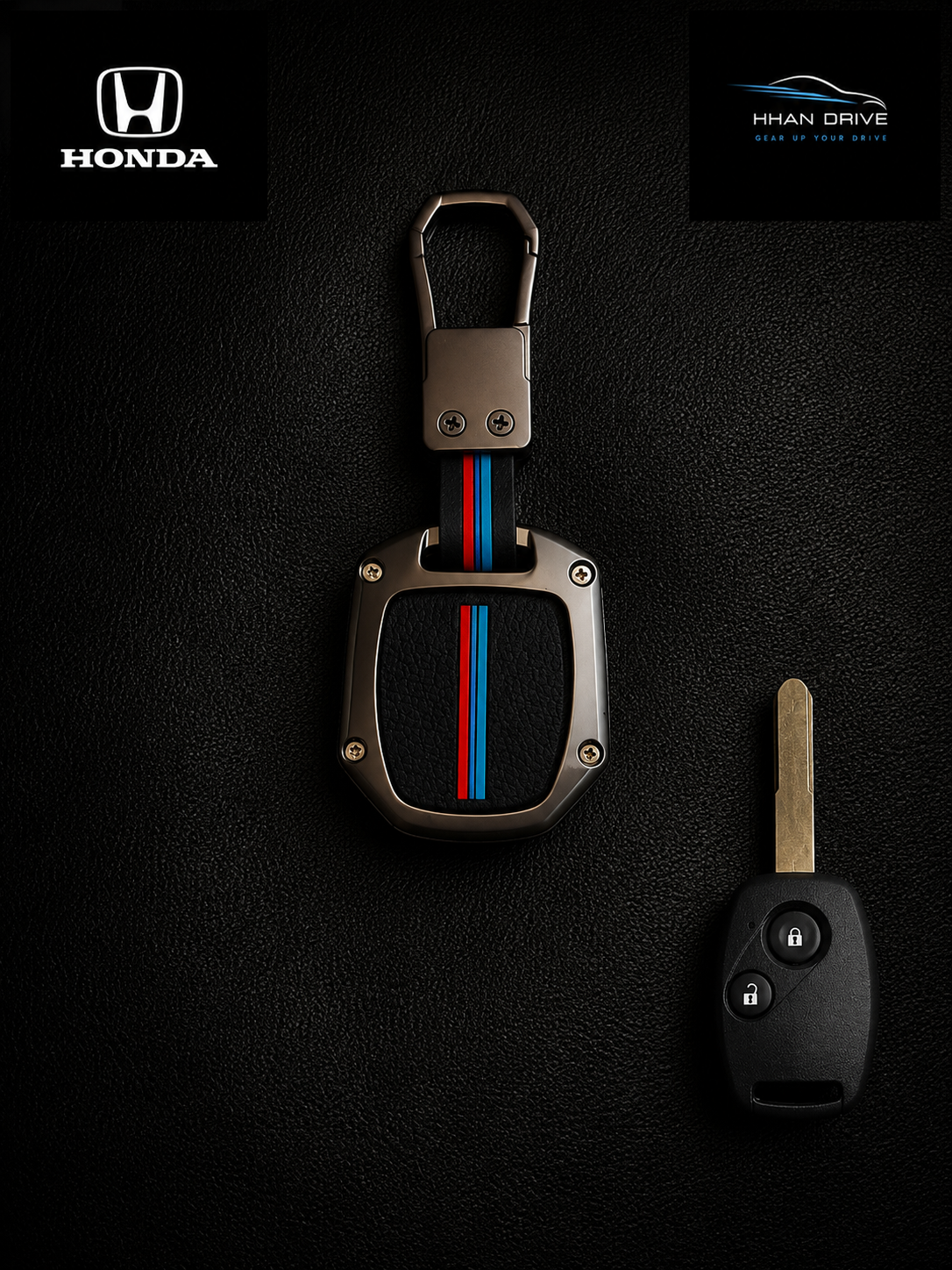 Honda City 5th Gen Metal Key Cover