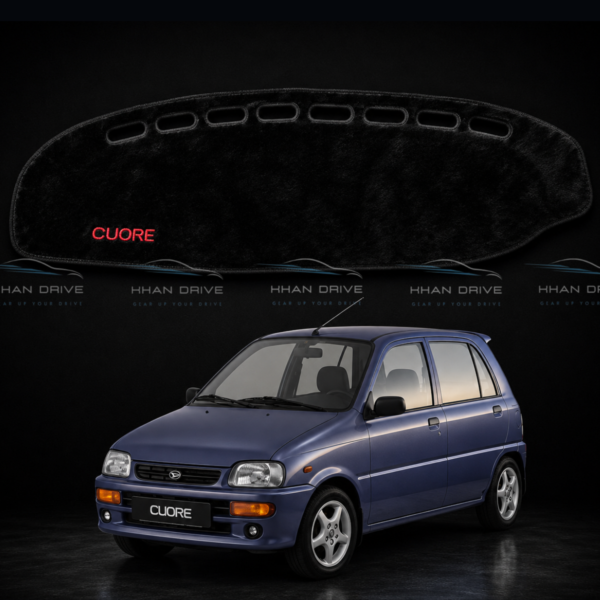 Daihatsu Cuore Dashboard Mat Velvet