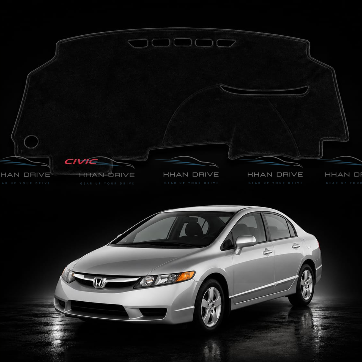 Honda Civic Reborn Dashborad Mat Velvet