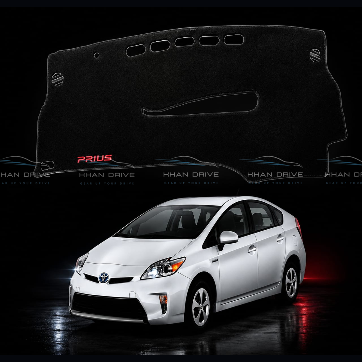 Toyota Prius 3rd Gen 2010-2015 Dashboard Mat Velvet