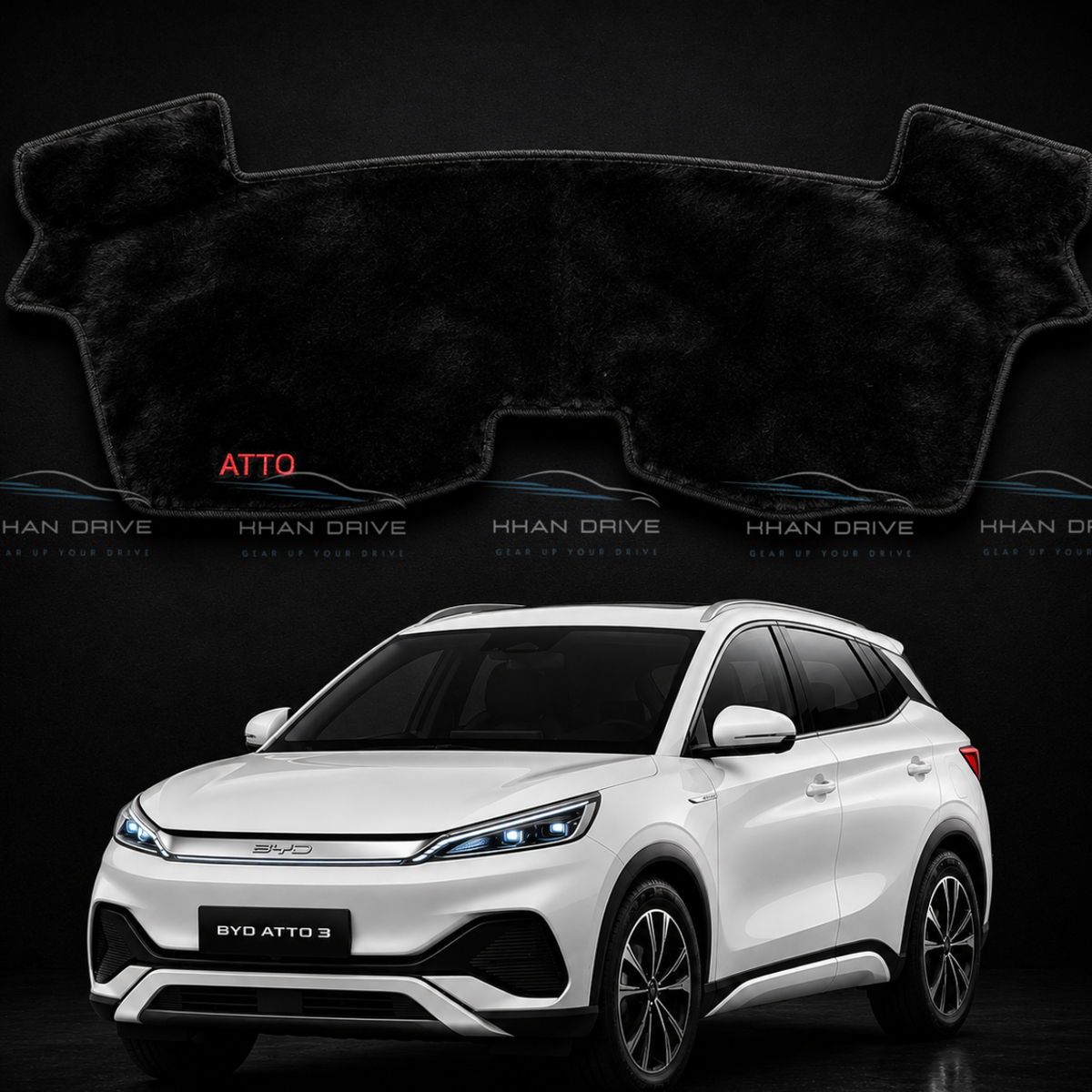 BYD Atto 3 Dashboard Mat Velvet