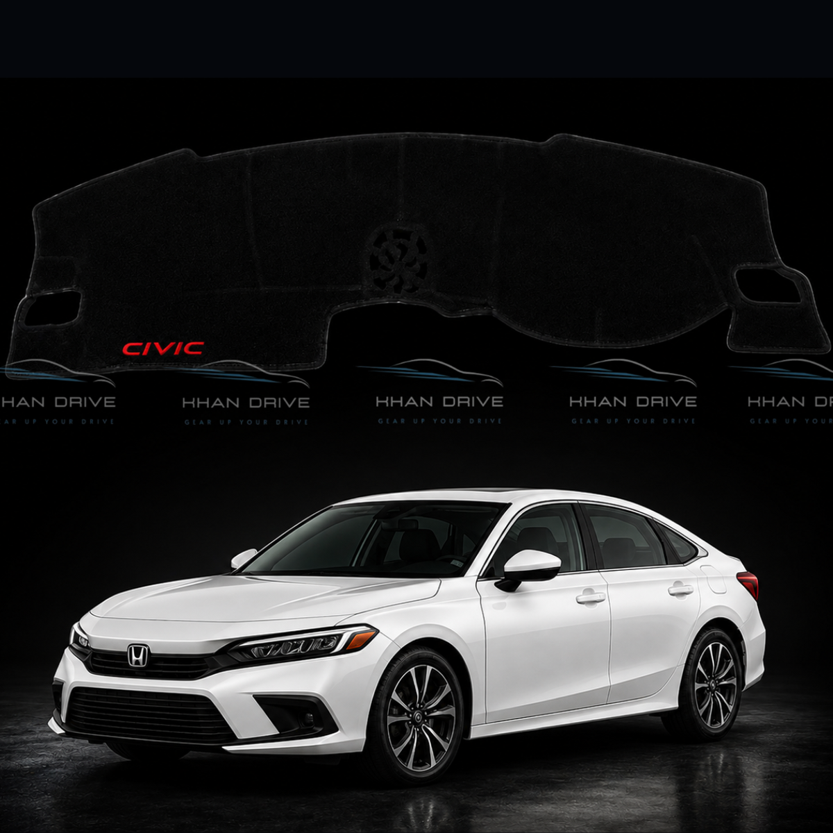 Honda Civic 11th Gen Dashboard Mat Velvet