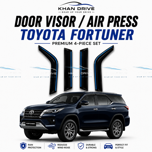 Toyota Fortuner 2017-2026 Chrome Air Press / Sun Visor