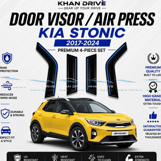 KIA Stonic Chrome Air Press / Door Visor