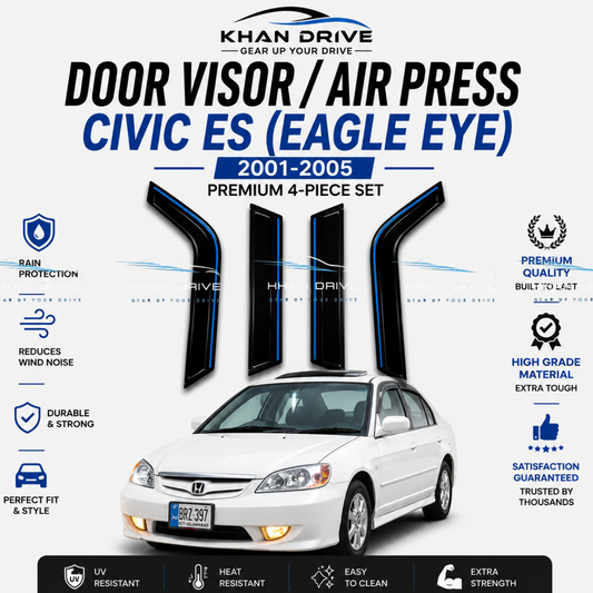 Honda Civic 2001-2005 Eagle Eye Chrome Air Press / Sun Visor