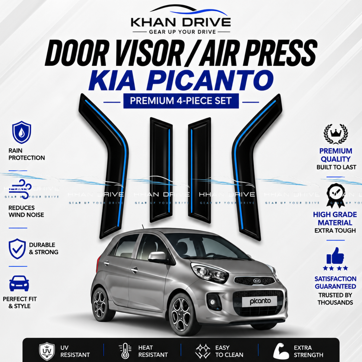 KIA Picanto Chrome Air Press / Sun Visor