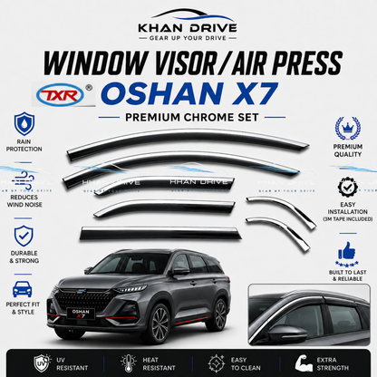 Oshan X7 TXR Chrome Air Press / Sun Visor