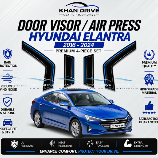 Hyundai Elantra Chrome Air Press / Door Visor