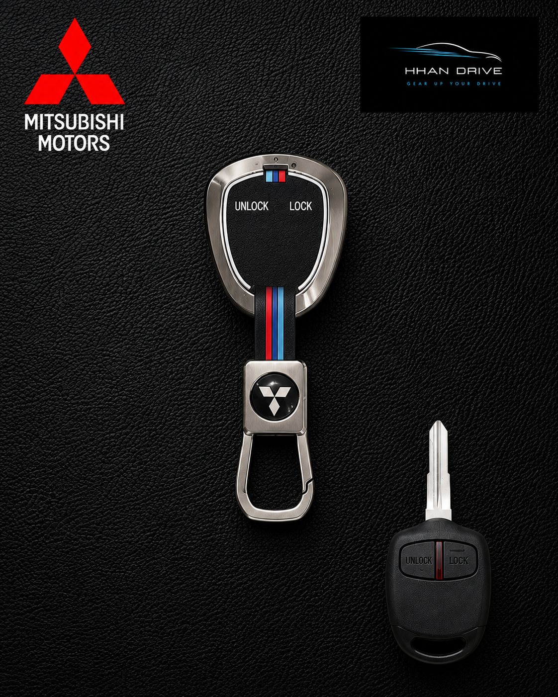 Mitsubishi Lancer 2 Button Metal Cover