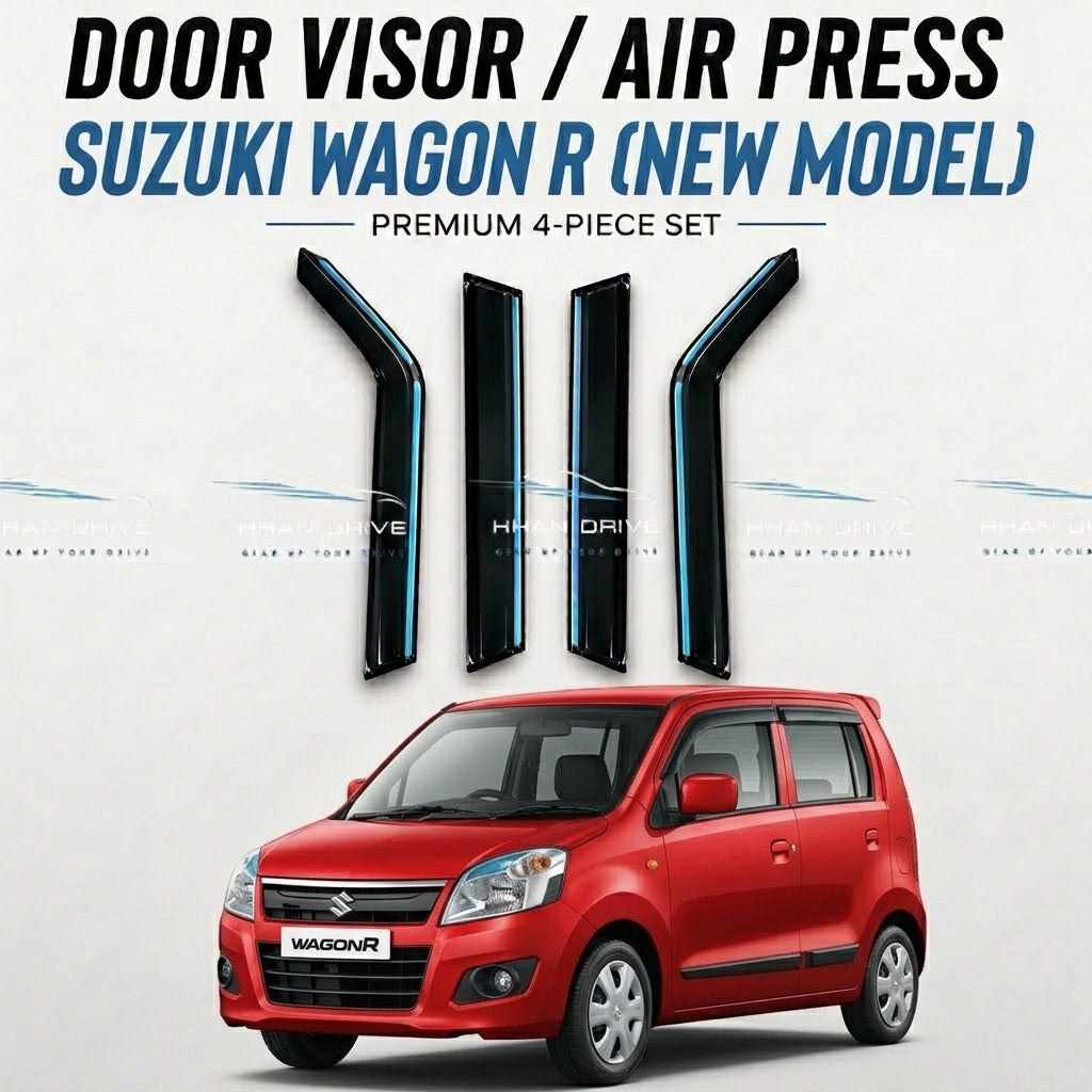 Suzuki Wagon R (2nd Gen) 2014-2024 Chrome Air Press / Air Visor