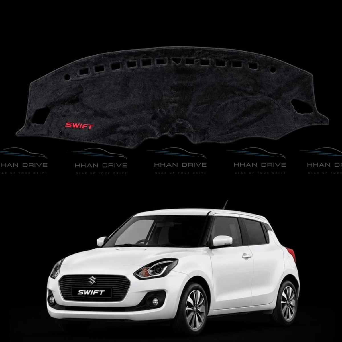 Suzuki Swift (2018-2026) Dashboard Mat Velvet