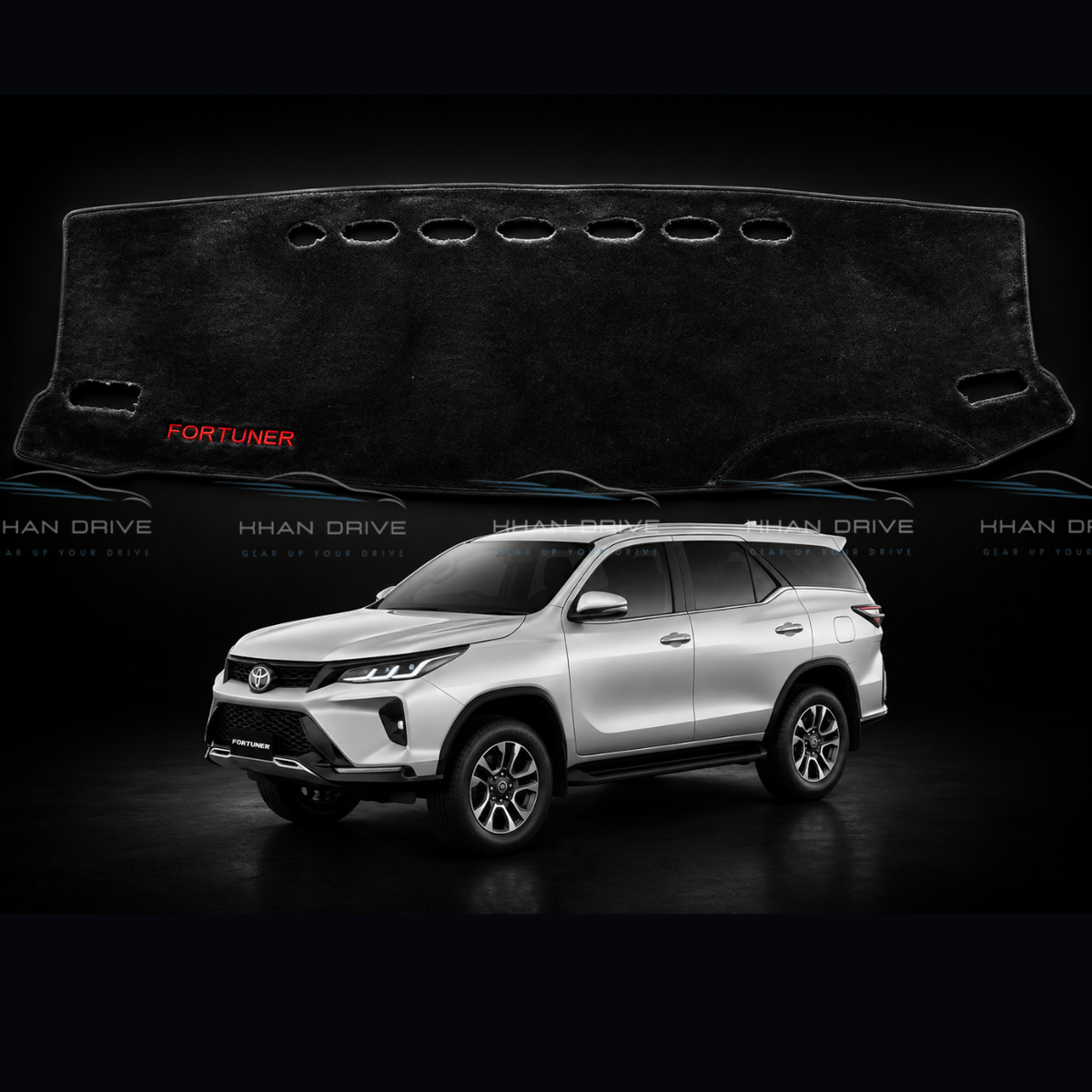 Toyota Fortuner 2017-2026 Dashboard Mat Velvet