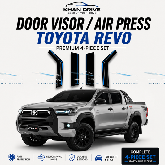 Toyota Revo 2014-2025 Chrome Air Press / Sun Visor