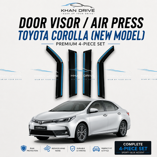 Toyota Corolla 2014-2026 Chrome Air Press / Sun Visor