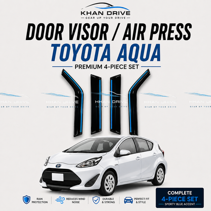 Toyota Aqua 2014-2018 Chrome Air Press / Sun Visor