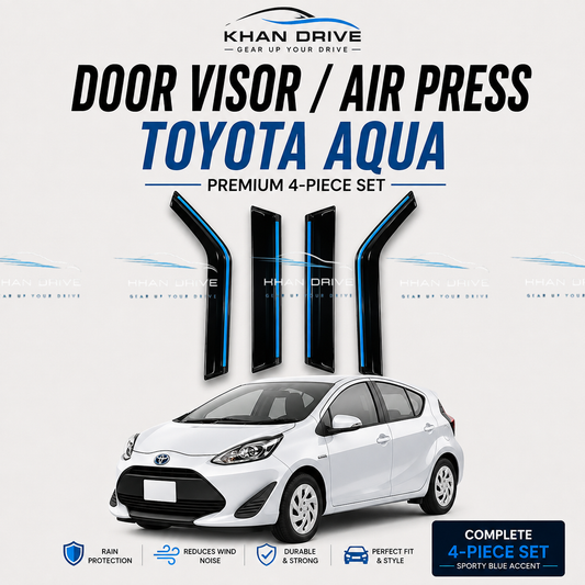 Toyota Aqua 2014-2018 Chrome Air Press / Sun Visor