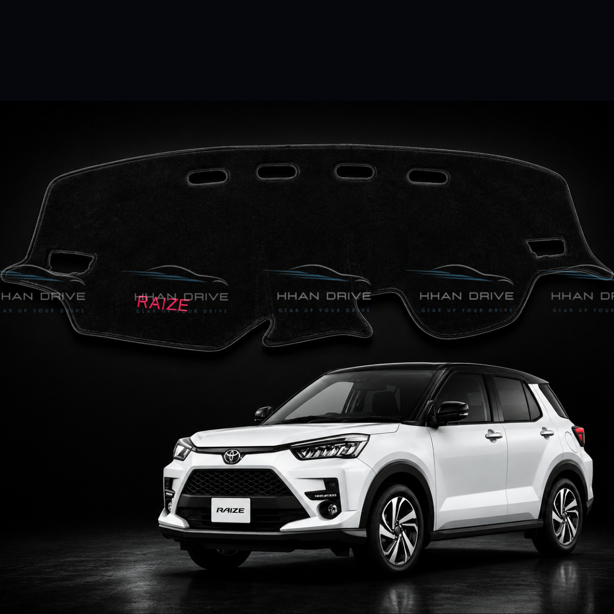 Toyota Raize Dashborad Mat Velvet